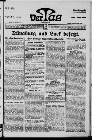 Der Tag vom 19.02.1918