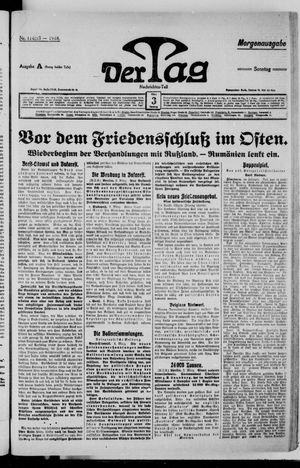Der Tag vom 03.03.1918