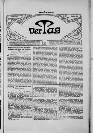 Der Tag vom 12.03.1918