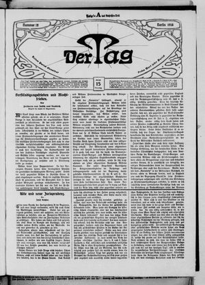 Der Tag vom 15.03.1918