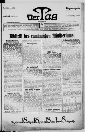 Der Tag vom 17.03.1918
