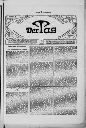 Der Tag vom 17.03.1918