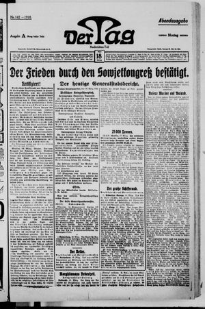 Der Tag vom 18.03.1918