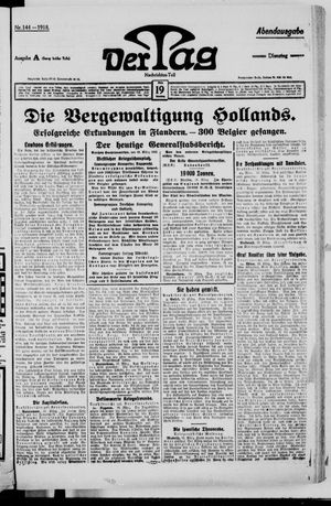 Der Tag vom 19.03.1918