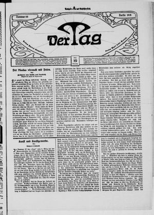 Der Tag vom 19.03.1918
