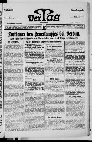 Der Tag vom 20.03.1918