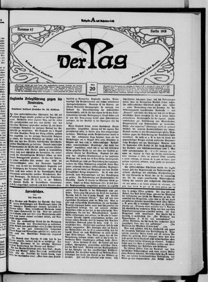 Der Tag vom 20.03.1918