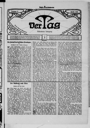 Der Tag vom 03.04.1918