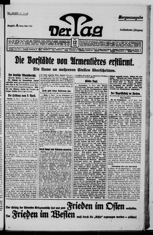 Der Tag vom 12.04.1918