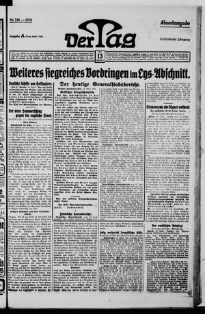 Der Tag vom 13.04.1918