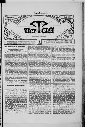 Der Tag vom 16.04.1918