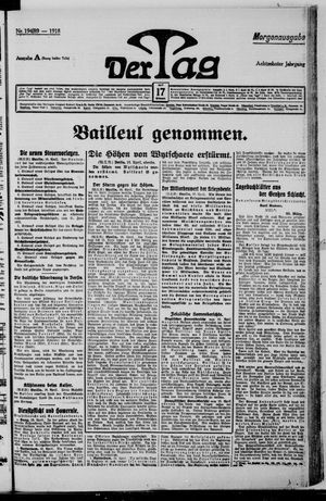 Der Tag vom 17.04.1918