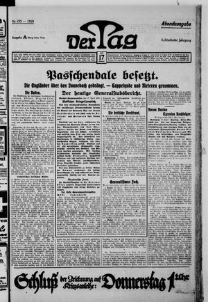 Der Tag vom 17.04.1918