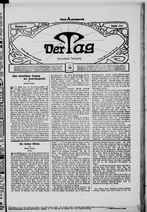 Der Tag on Apr 18, 1918