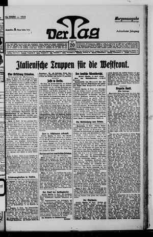 Der Tag on Apr 20, 1918