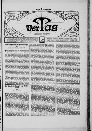 Der Tag on Apr 20, 1918