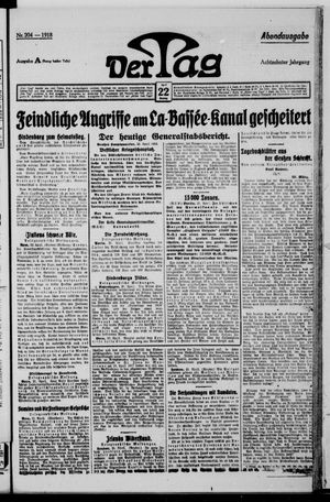 Der Tag vom 22.04.1918