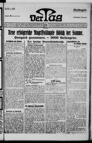 Der Tag vom 25.04.1918