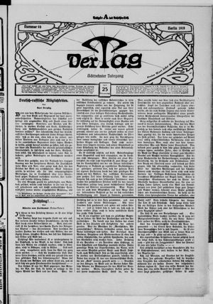 Der Tag vom 25.04.1918