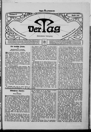 Der Tag vom 26.04.1918