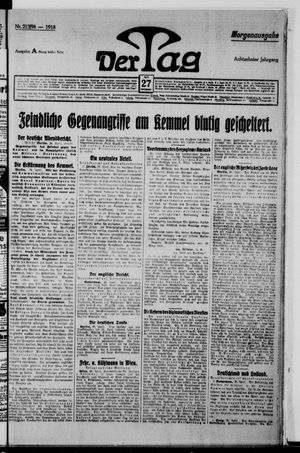 Der Tag vom 27.04.1918