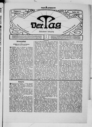Der Tag vom 01.05.1918