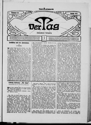 Der Tag vom 07.05.1918