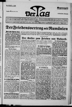 Der Tag vom 08.05.1918