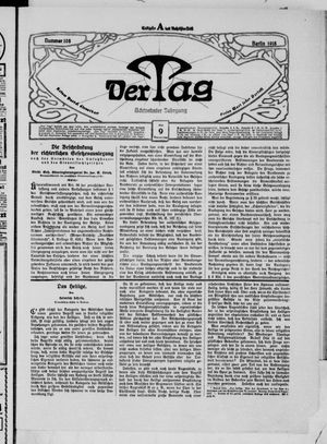 Der Tag on May 9, 1918