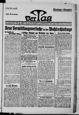 Der Tag vom 13.05.1918