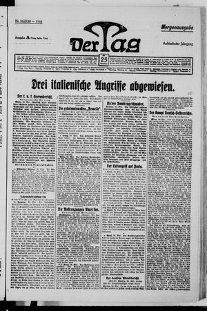 Der Tag on May 25, 1918