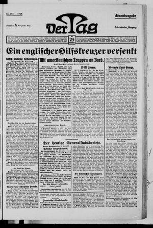 Der Tag on May 25, 1918