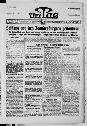 Der Tag vom 30.05.1918