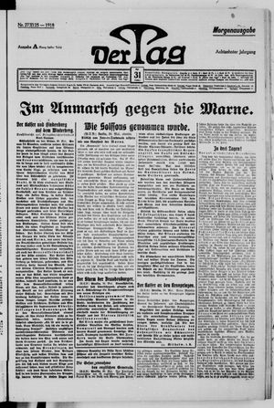 Der Tag vom 31.05.1918