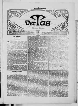 Der Tag vom 31.05.1918