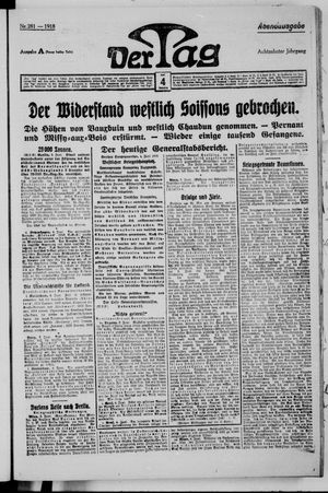 Der Tag vom 04.06.1918