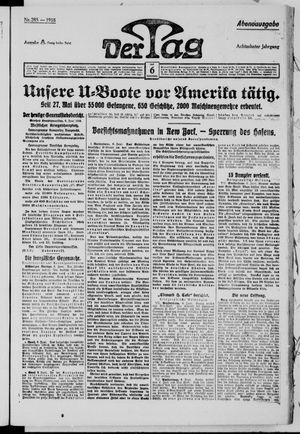 Der Tag vom 06.06.1918