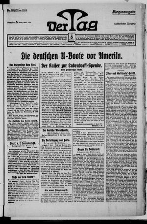 Der Tag vom 08.06.1918
