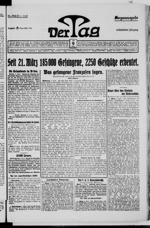 Der Tag vom 09.06.1918