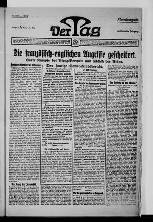 Der Tag vom 29.06.1918