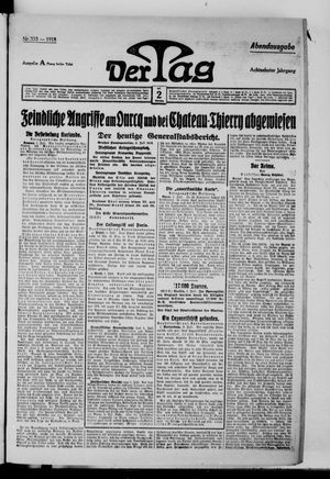Der Tag vom 02.07.1918