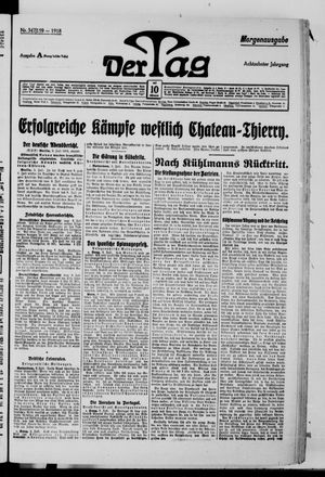 Der Tag vom 10.07.1918