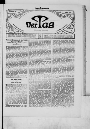 Der Tag vom 12.07.1918