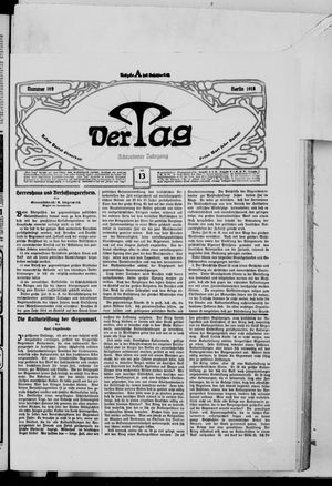 Der Tag vom 13.07.1918