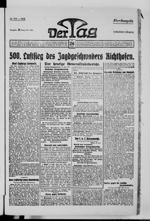 Der Tag vom 26.07.1918
