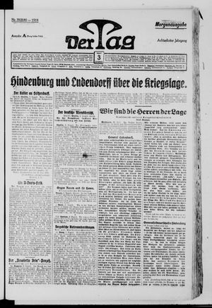 Der Tag vom 03.08.1918