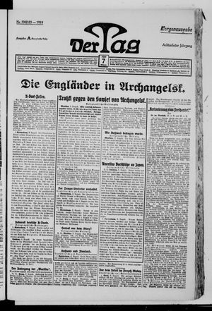 Der Tag vom 07.08.1918