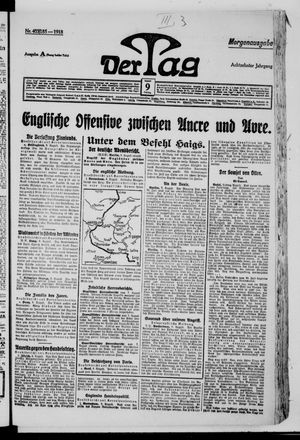 Der Tag vom 09.08.1918