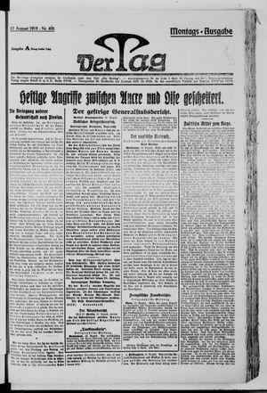 Der Tag vom 12.08.1918