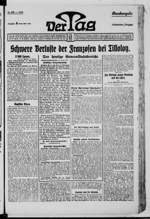 Der Tag vom 12.08.1918